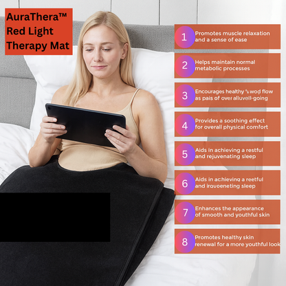 AuraThera™ Red Light Therapy Full Body Mat