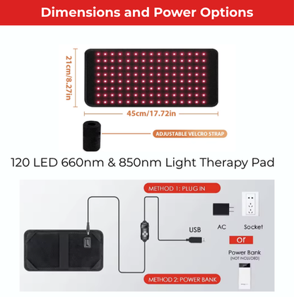 SolaceRed™ Light Therapy Pad - MEDICAL GRADE