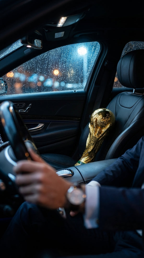 Champions Golden Soccer Trophy