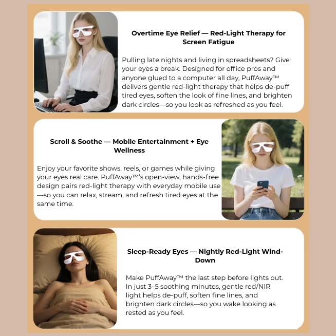 PuffAway™ Red-Light Eye Revitalizer